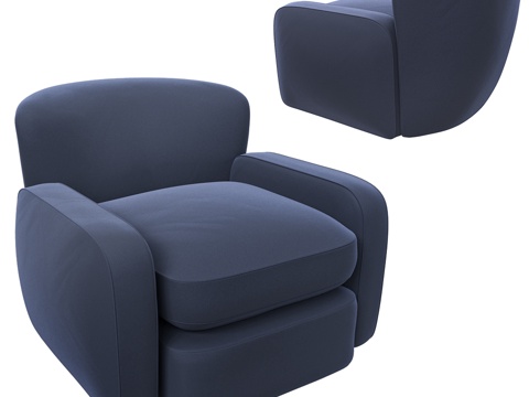  单人沙发3d模型 