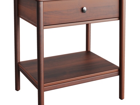  Crate &amp; Barrel Gia床头柜3d模型 