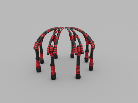  现代风格户外小景3d模型 