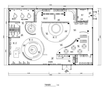 科技展厅 最新平面施工图合集cad施工图