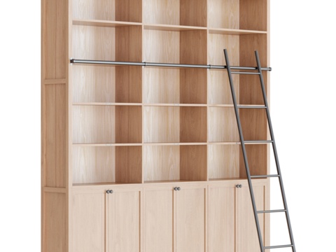  拉雷杜特达里奥梯形书柜与餐边柜3d模型 