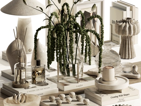  装饰套装483d模型 