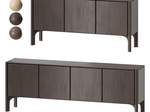  Ethnicraft PI 边柜3d模型 