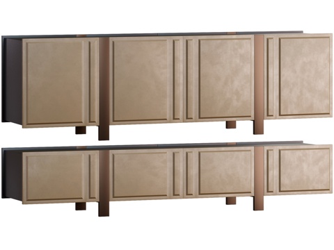  Ditre Italia 皮革边柜 Beam3d模型 