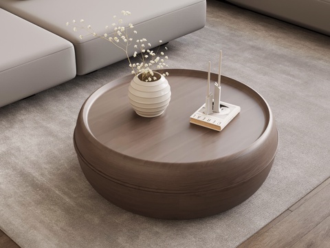  现代意式茶几3d模型 