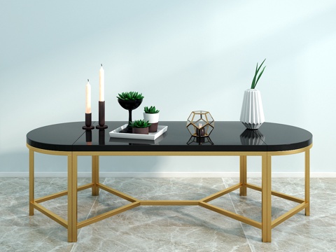  后现代茶几 现代茶几 茶几 简约茶几3d模型 