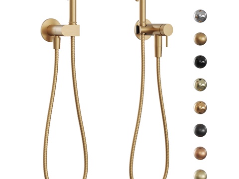  Gessi Habito卫生淋浴系统3d模型 