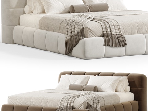  博莱托床3d模型 