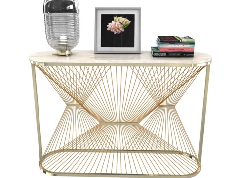  兰贝蒂设计Aegis控制台桌3D模型3d模型 