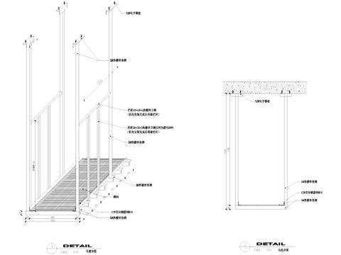 天花吊顶马道详图CAD施工图cad施工图