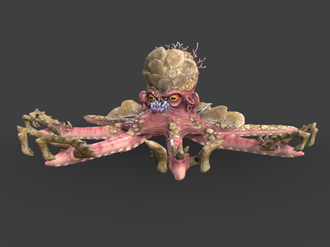  珊瑚刺客桑加罗亚3d模型 