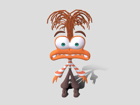  头脑特工队2焦虑3d模型 