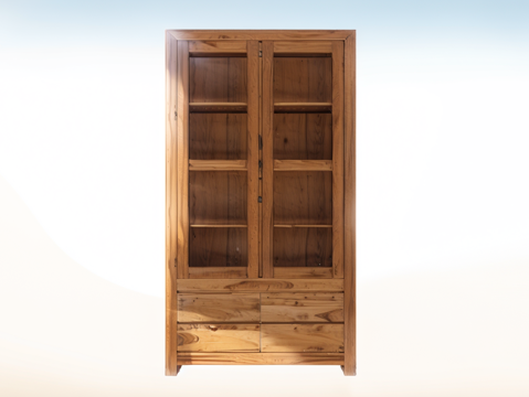 民宿风收纳柜su模型