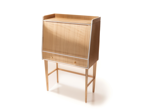 民宿风收纳柜su模型