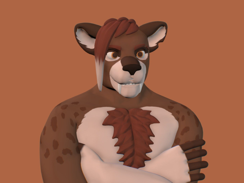  剑齿虎虚拟形象3d模型 