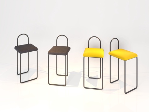  吧台椅子吧台椅子3d模型 