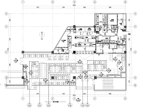肯德基 汉堡店 最新全套施工图合集cad施工图
