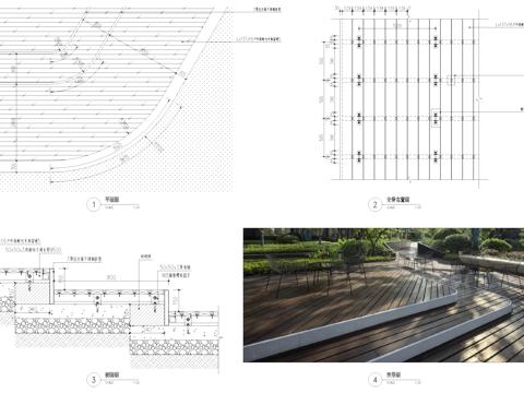 木平台 台阶 CAD施工图cad施工图