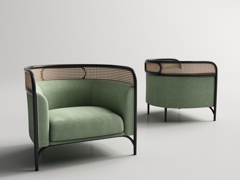  现代休闲椅 休闲椅3d模型 