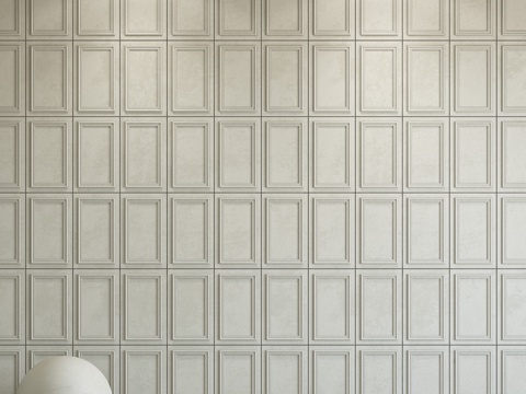  现代护墙板3d模型 