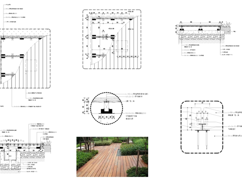 木平台 排水沟节点 CAD施工图cad施工图