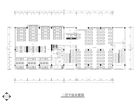 800平电竞网咖 最新全套施工图cad施工图