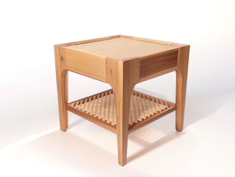 民宿风独凳su模型