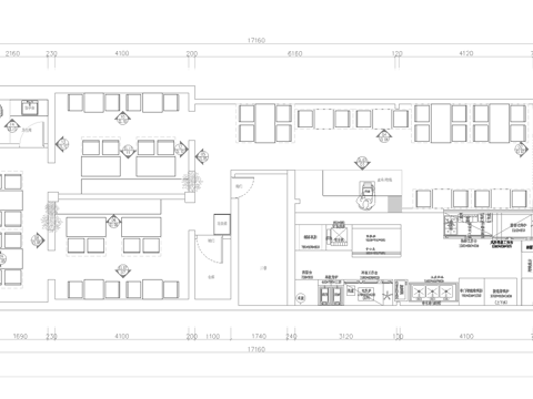 肯德基 汉堡店 最新全套施工图合集cad施工图