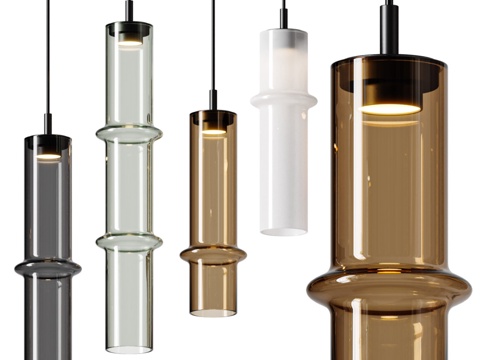  现代吊灯3d模型 