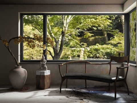  新中式休闲椅 干支3d模型 