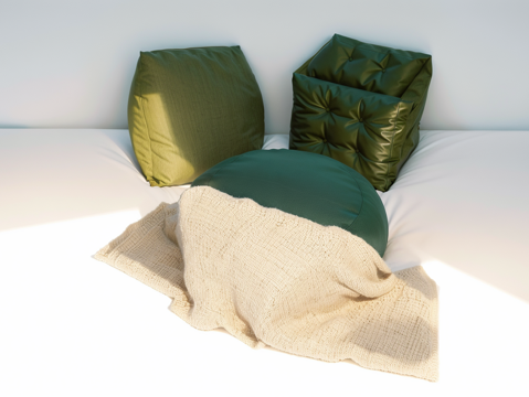 懒人沙发su模型