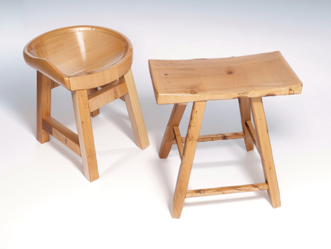 民宿风独凳su模型