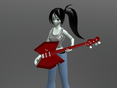  探险活宝玛瑟琳3d模型 