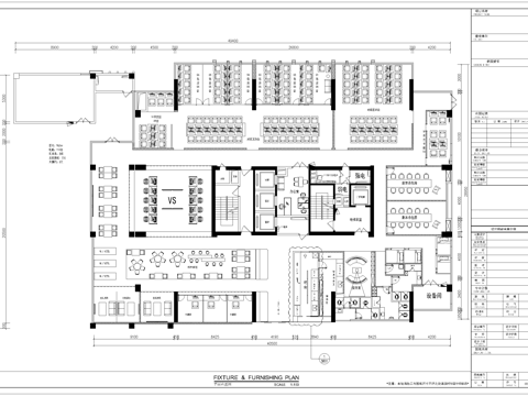800平电竞网咖 最新全套施工图cad施工图