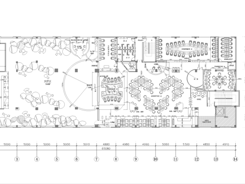 1000平电竞网咖 最新全套施工图cad施工图