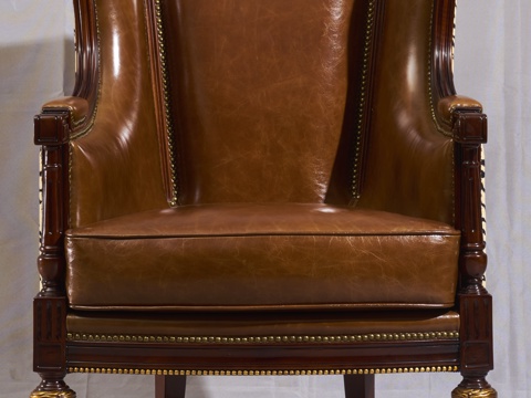  法式沙发 单人椅3d模型 