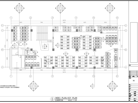 780平电竞网咖 最新全套施工图cad施工图