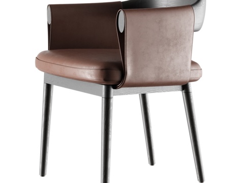  现代单椅3d模型 