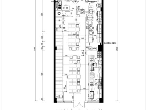 兰州拉面面馆 最新平面施工图合集cad施工图