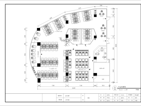 600平电竞网咖 最新全套施工图cad施工图