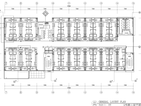办公楼宿舍 最新全套施工图设计cad施工图