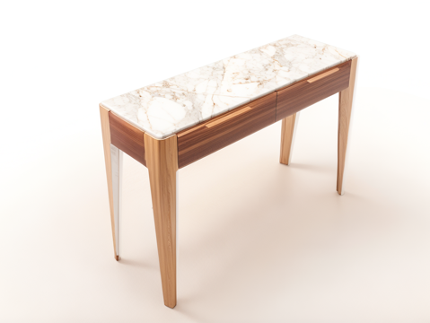 民宿风桌子su模型