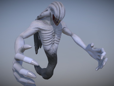  织本里香3d模型 