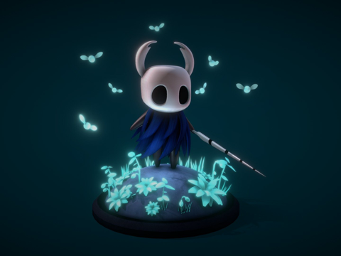  空洞骑士同人画3d模型 