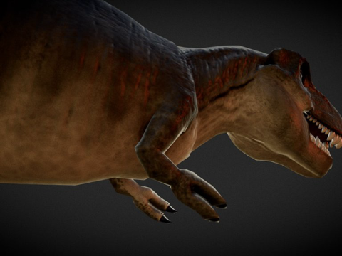  与特里斯坦同行低多边形3d模型 