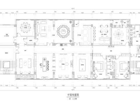 高档娱乐会所 最新平面施工图合集cad施工图