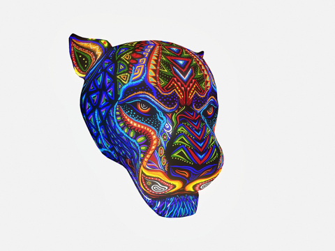  美洲虎神3d模型 