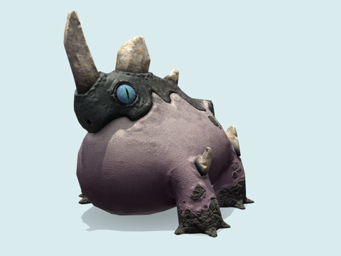  可爱生物制作中3d模型 