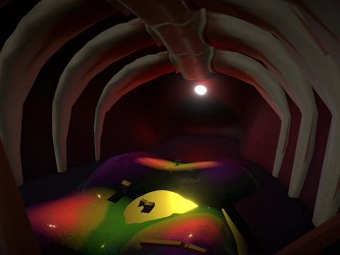  鲸腹之内3d模型 