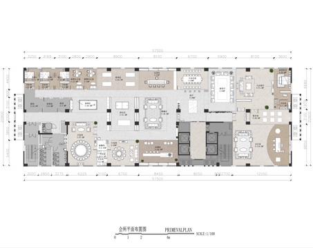 1200平高档娱乐会所 最新平面施工图设计cad施工图